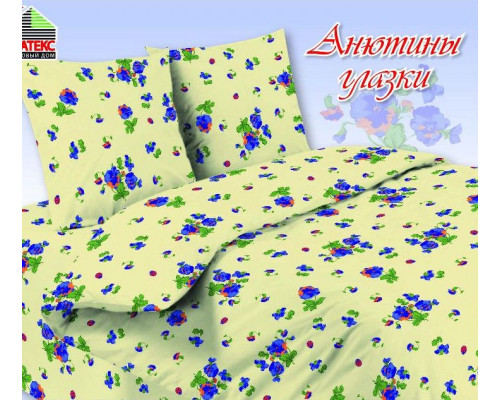 КПБ, Бязь 100 гр. пл. Анютины Глазки